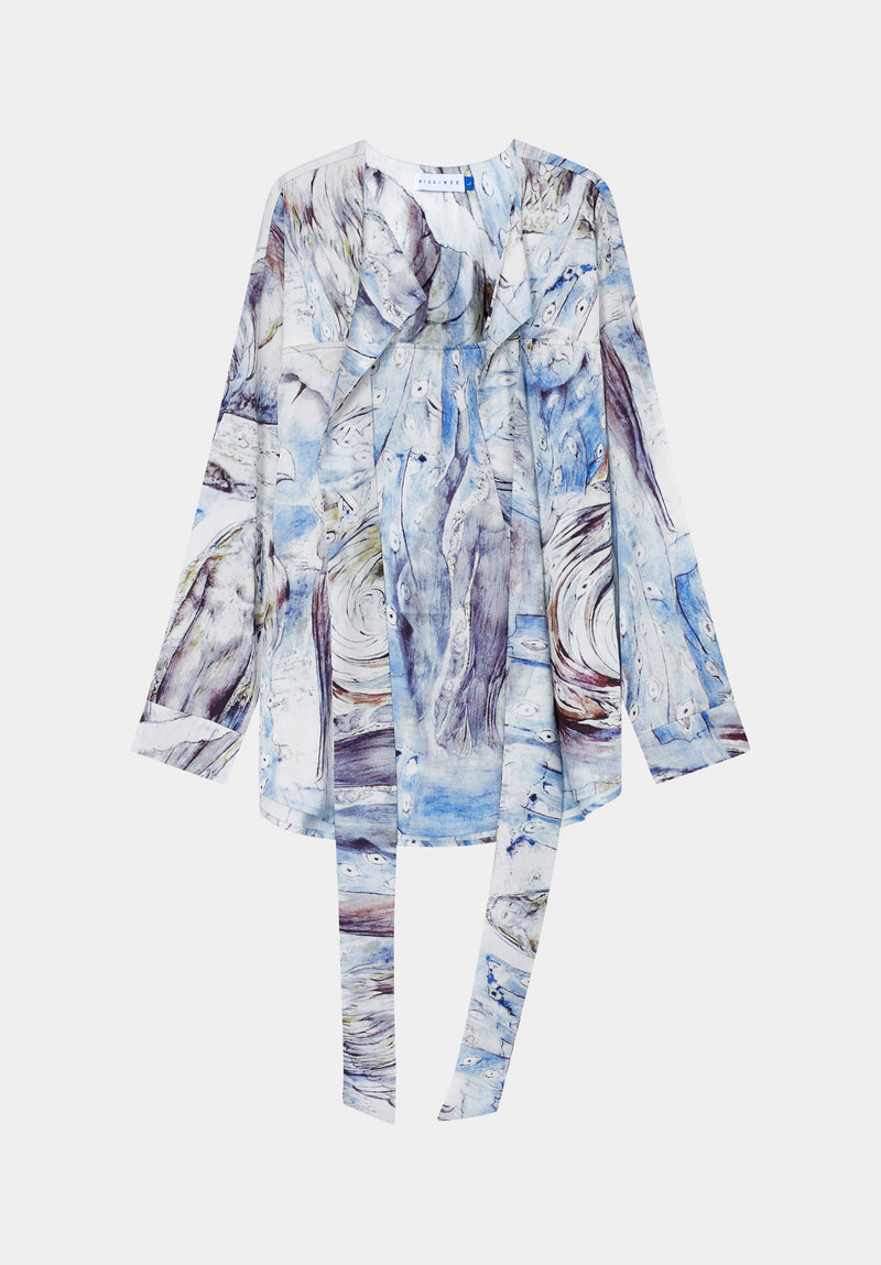 Blue Frosty Top