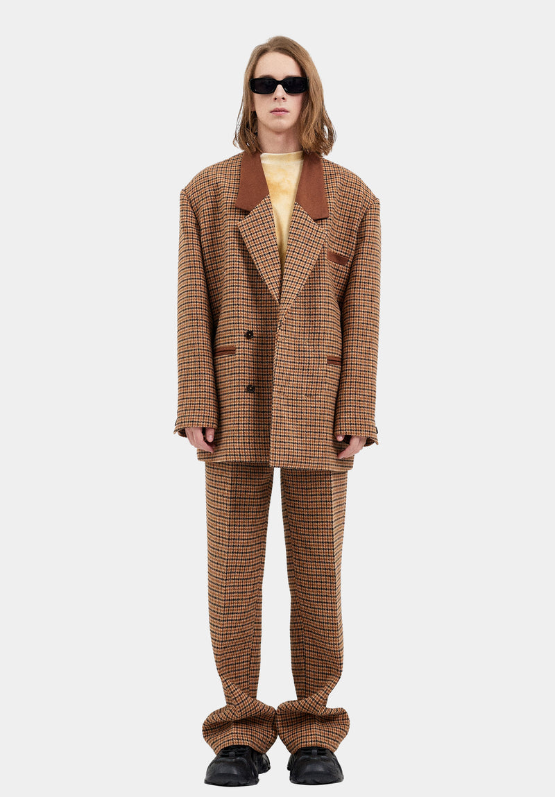 Brown Symmetry Trousers