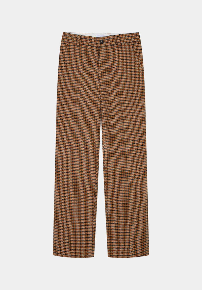Brown Symmetry Trousers