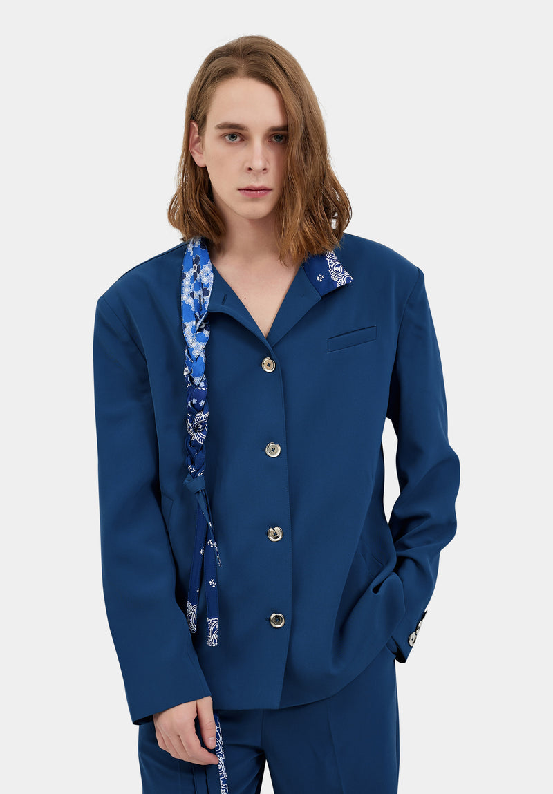 Blue Visor jacket