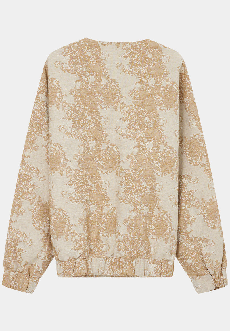 Brown Interlace Top
