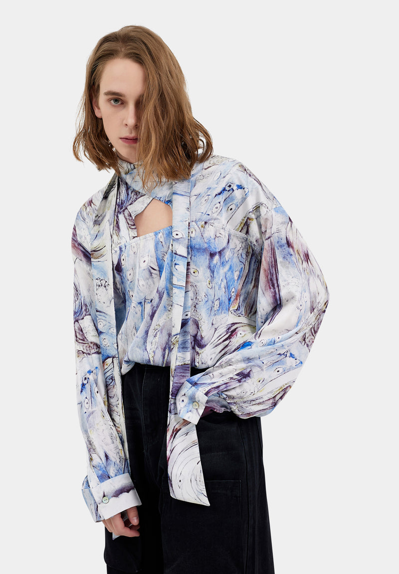 Blue Frosty Top