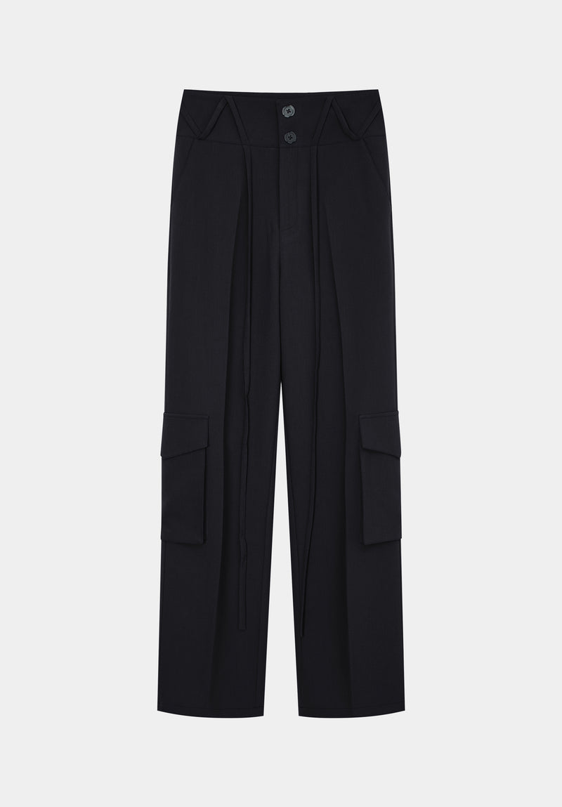 Black Freight Trousers