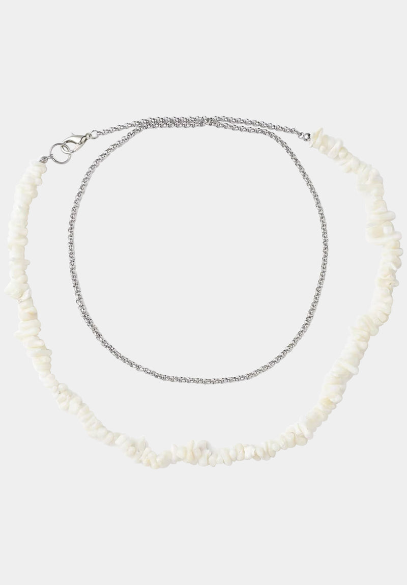 Collier Rivage Blanc