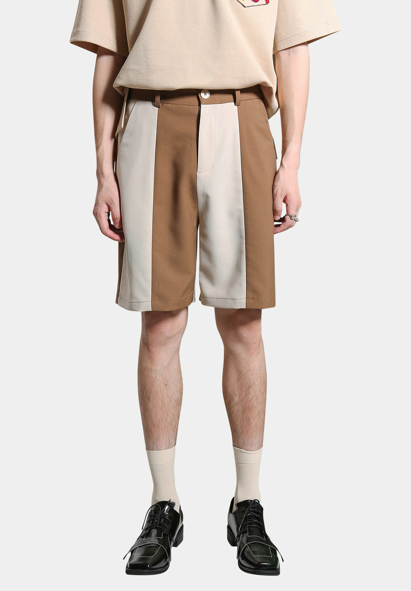 Brown Band Shorts
