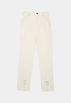 White Untamed Trousers