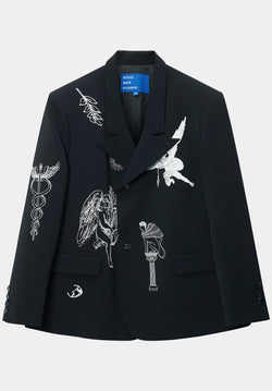 Black Diāoxiàng Blazer