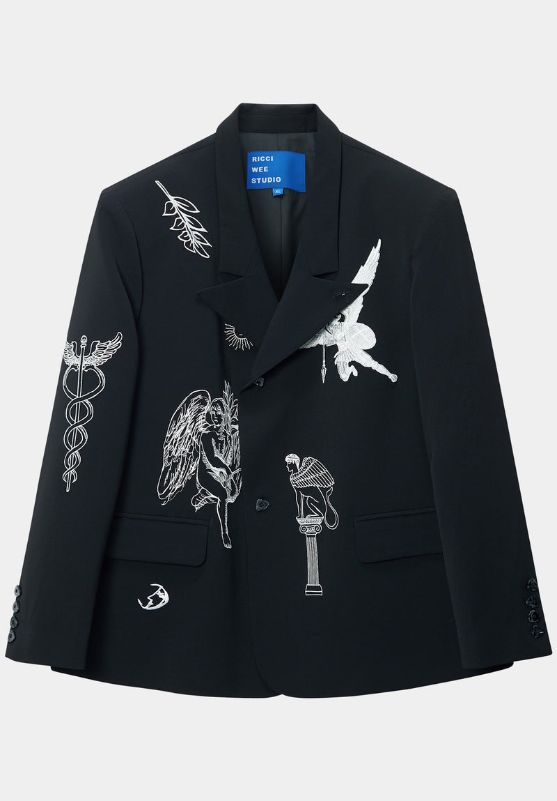 Black Diāoxiàng Blazer