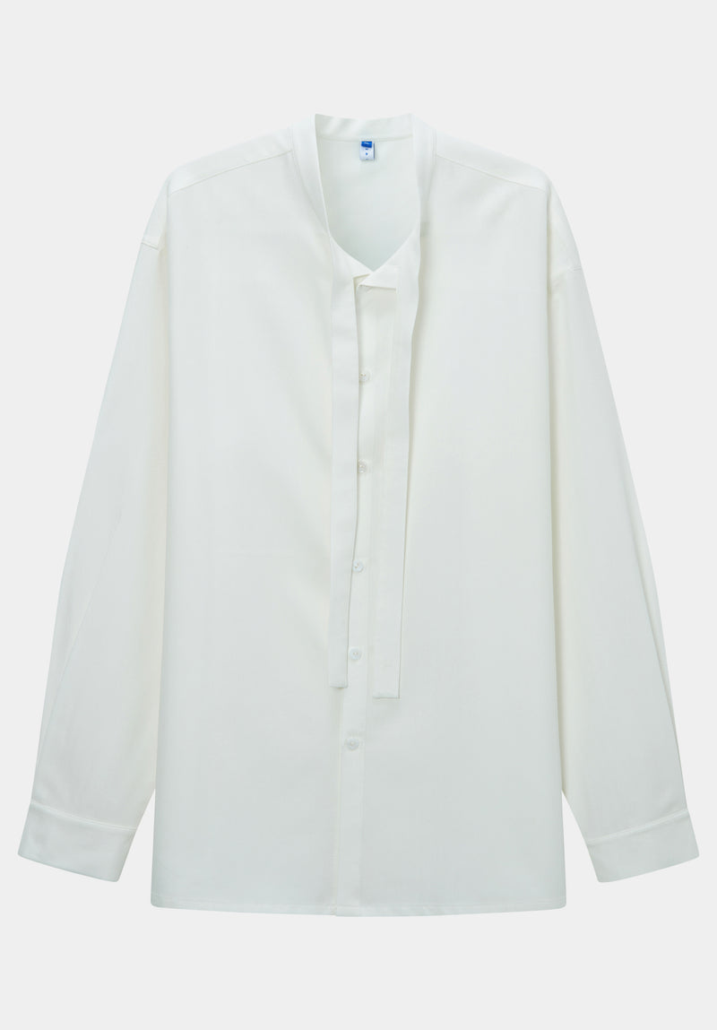 White Liǎnggǔ Shirt