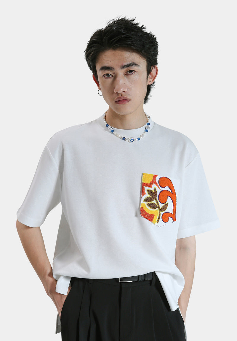 T-shirt Tǎnzi blanc