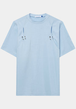 T-shirt Pierce bleu clair