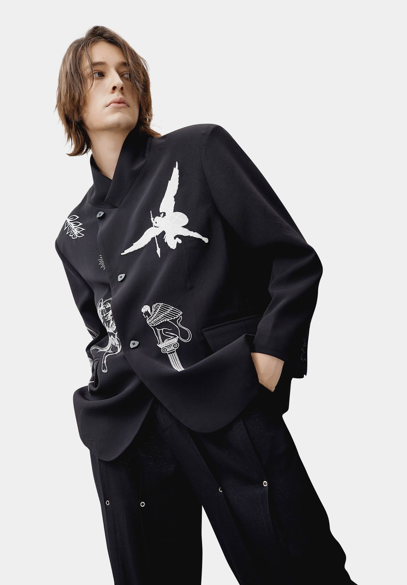 Black Diāoxiàng Blazer
