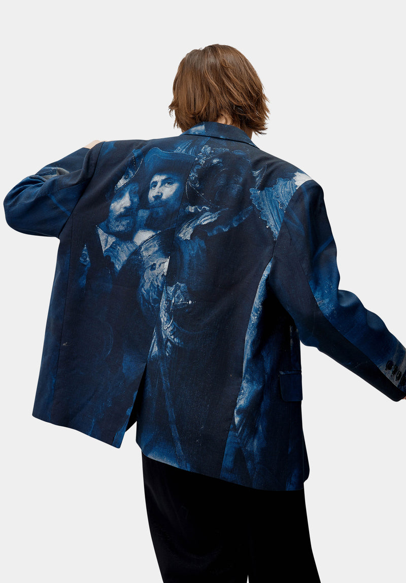 Blue Ghouls Blazer