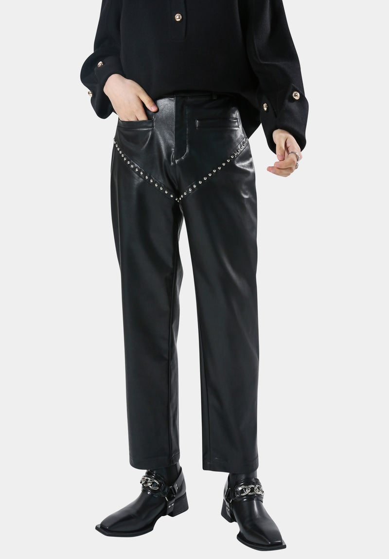 Black Yáogǔn trousers