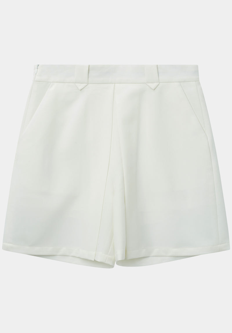 White Ansel Shorts