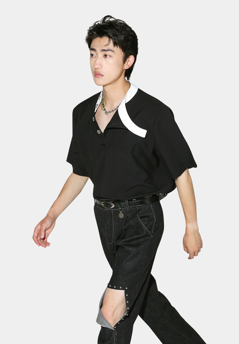 T-shirt Cristobal noir