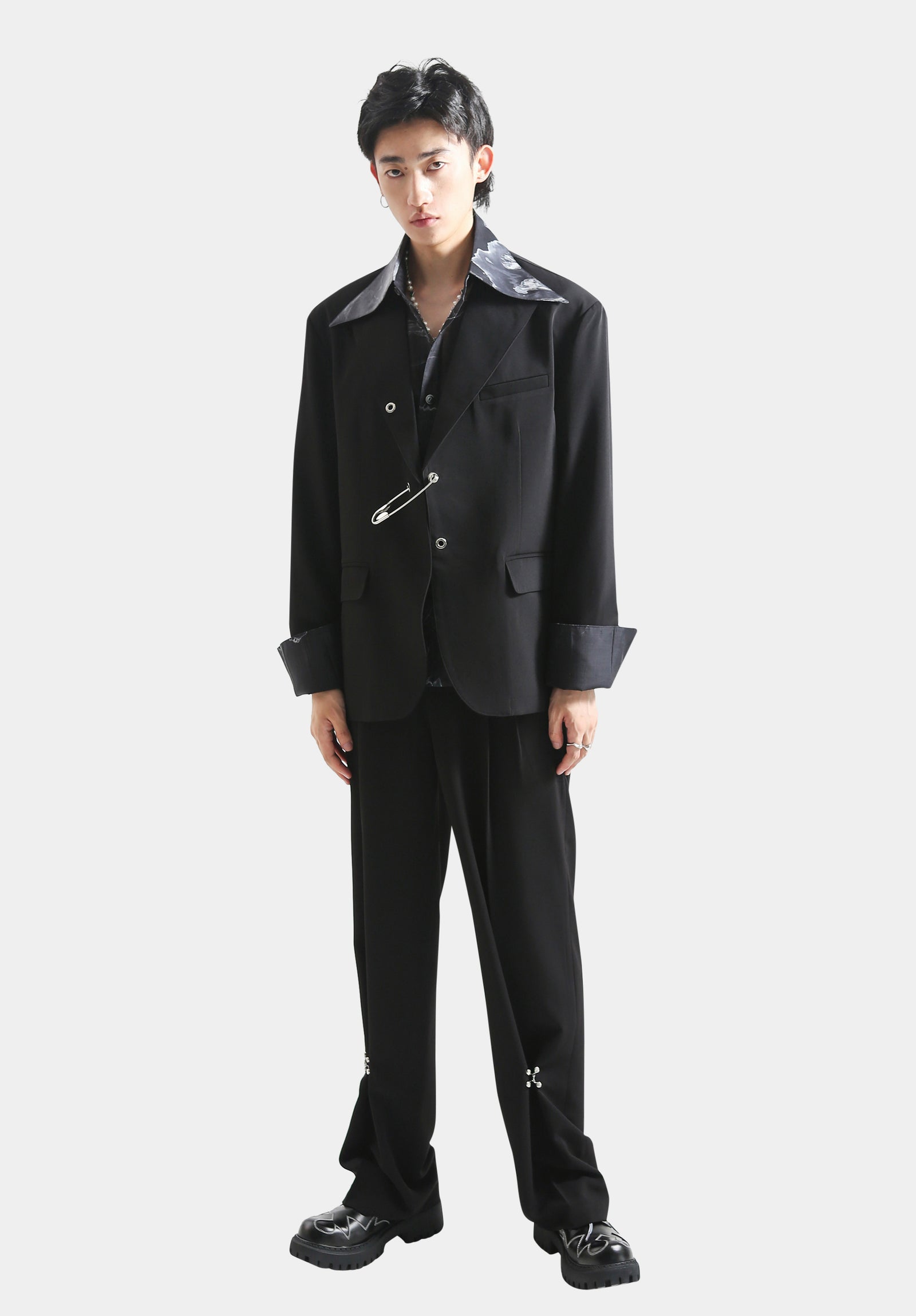 ジャケット ERIKA CAVALLINI SS25 EBONY JACKET (Y5SI25 K92) ERIKA CAVALLINI(エリカ カヴァリーニ) アウター(レディース