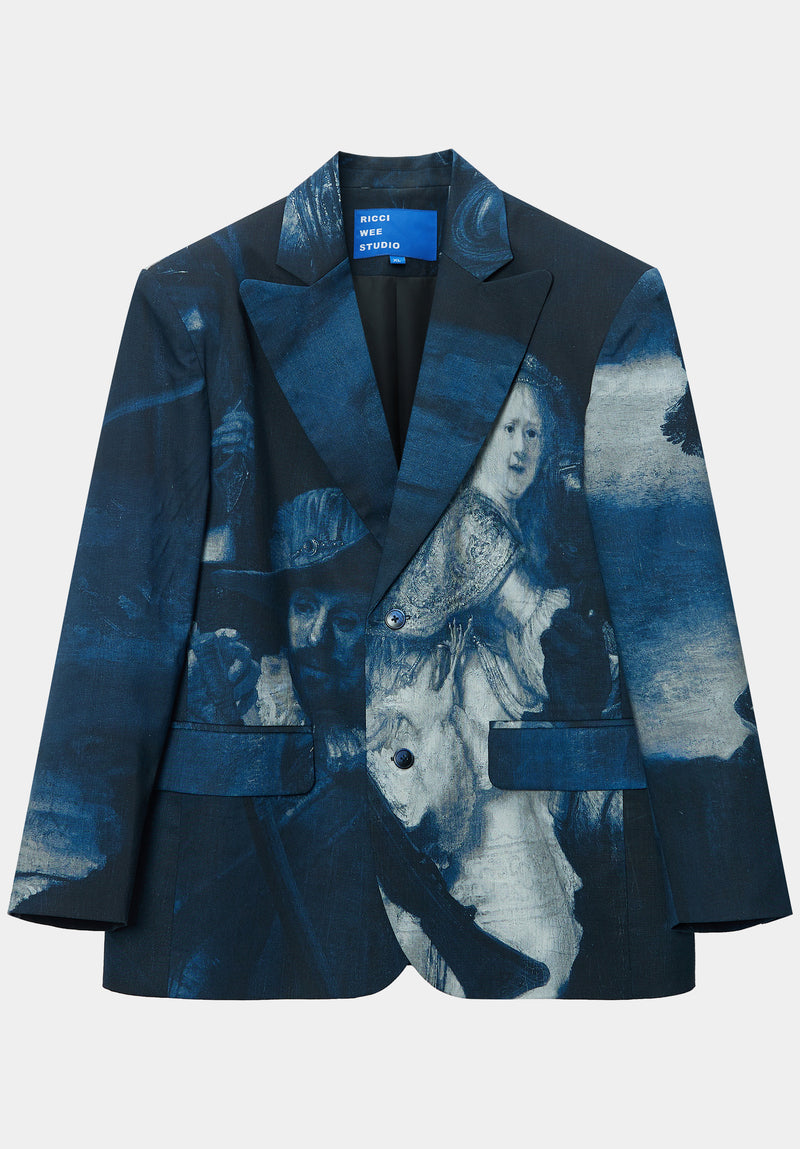 Blue Ghouls Blazer