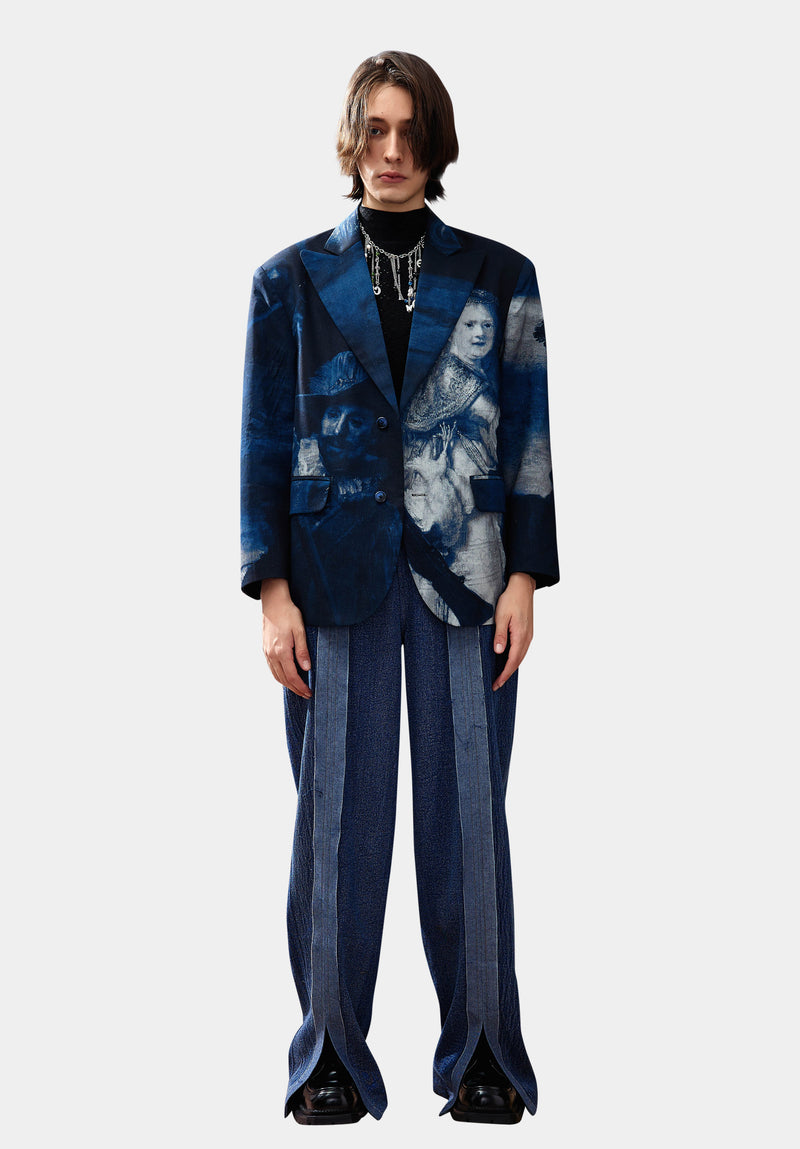 Blue Ghouls Blazer