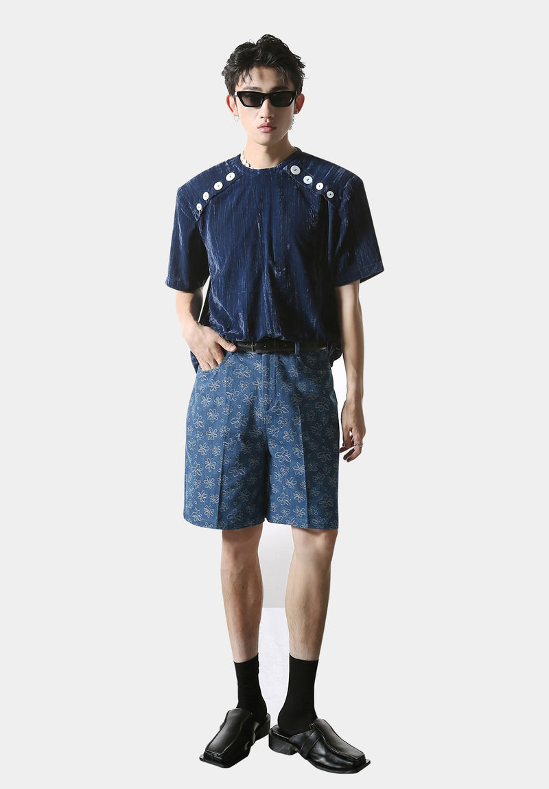 Blue Lándiào Shorts