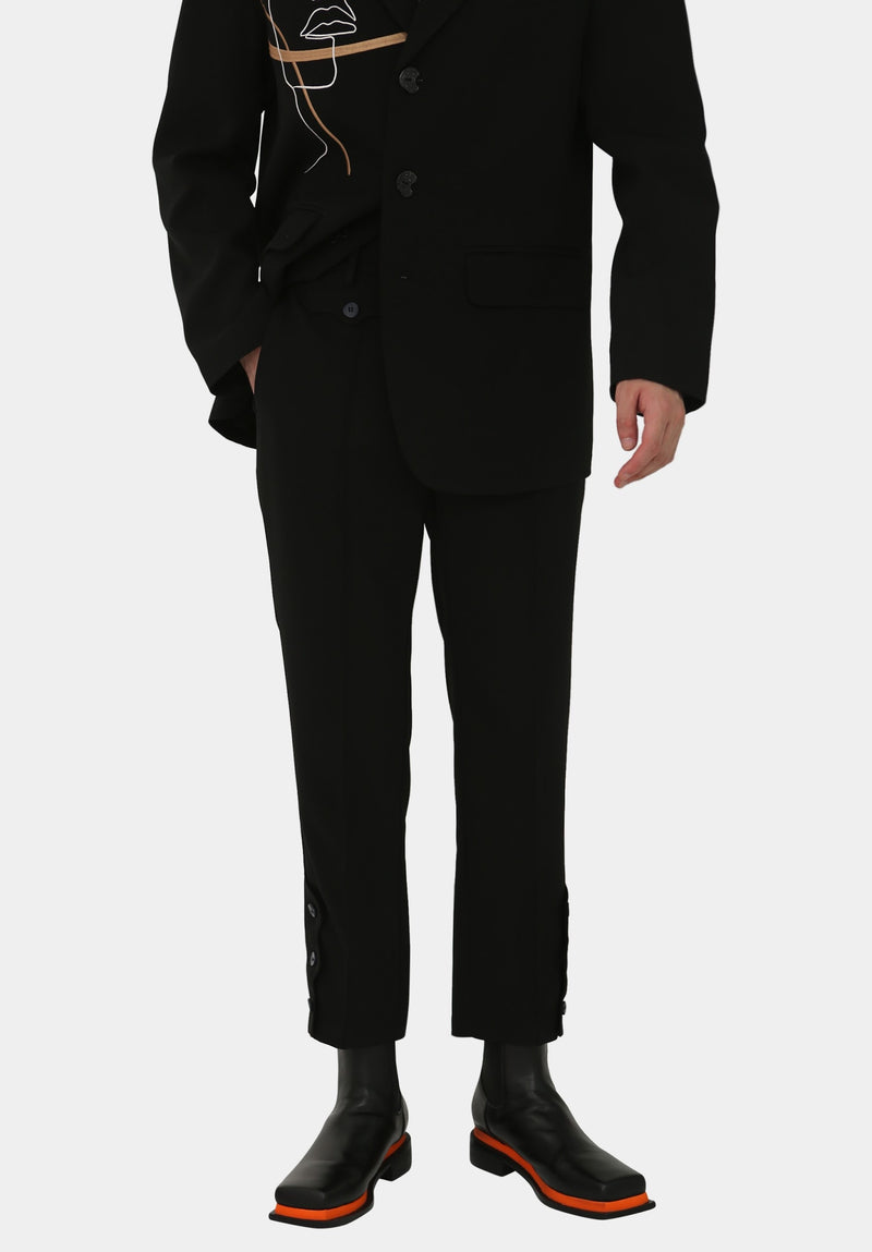Pantalon Hǎitān noir