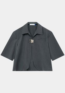 Marl Jūnduì Cropped Blazer