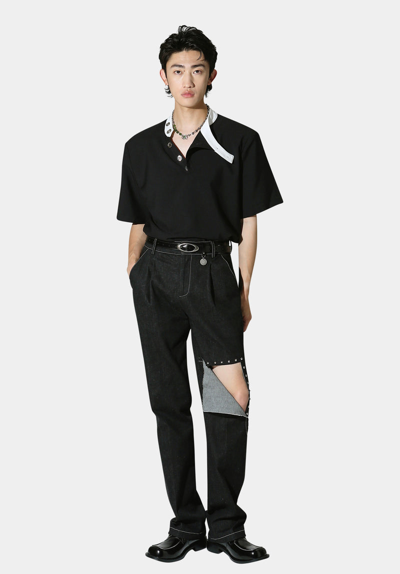 T-shirt Cristobal noir